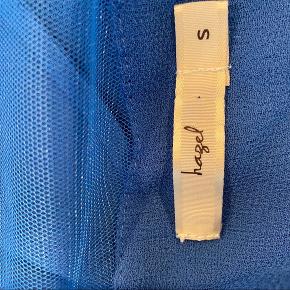 Hazel Pointed Striped Sequin Camisole Small - Picture 4 of 7